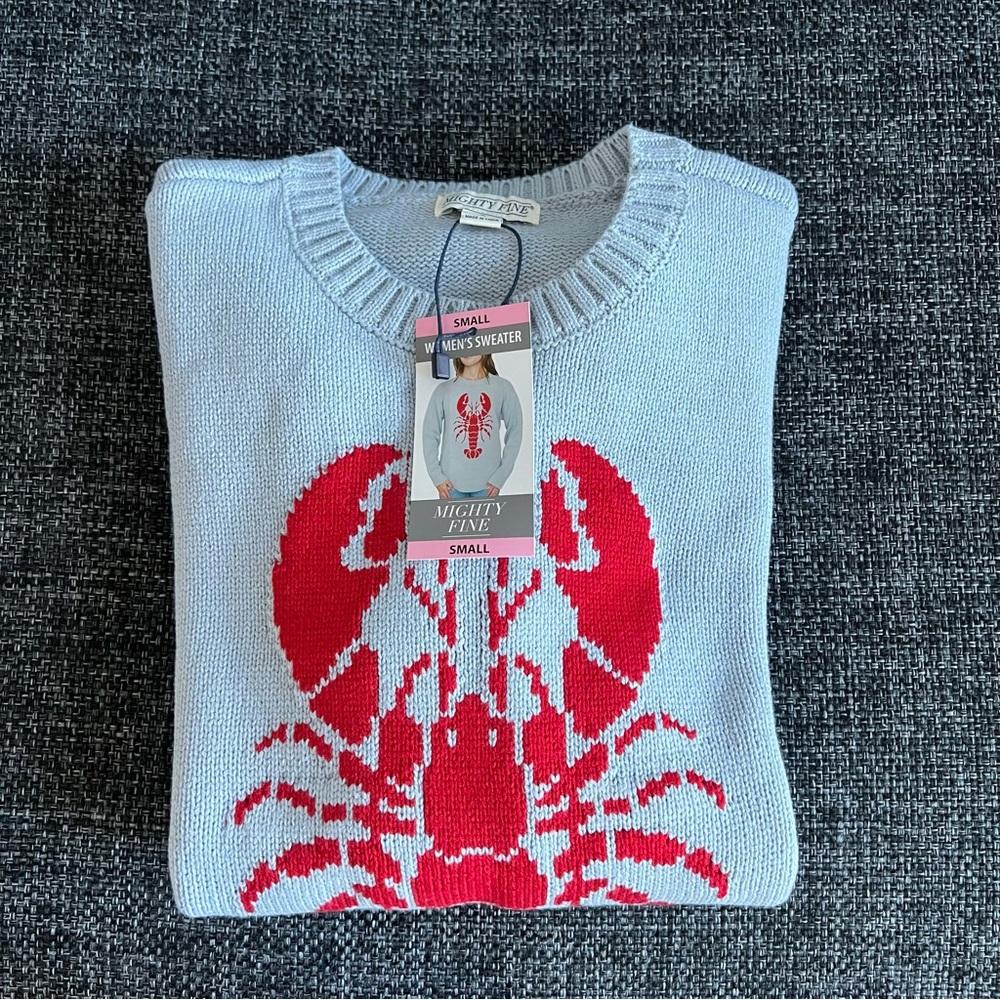 NWT Mighty Fine Women's Americana Sweater Size Small - Picture 8 of 9